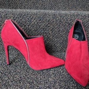 FRH Red Suede Heals